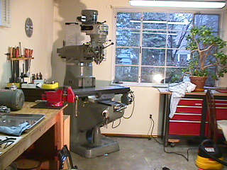 The reassembled machine, in its new home