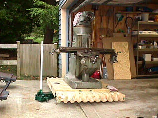 Straps and cable unhooked; trailer removed