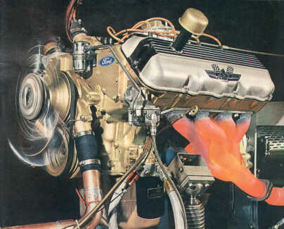 427 SOHC on the dynometer