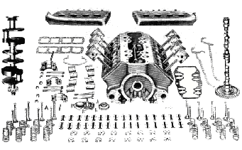 21-stud Flathead V-8